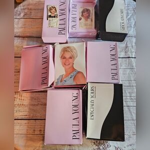 Lot of 8 Paula Young & especially yours New Open Box Synthetic Hairpieces wigs